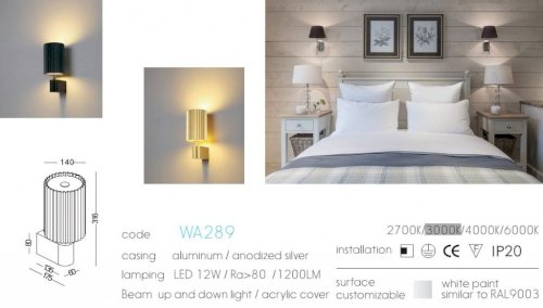 Đèn LED gắn tường WA289