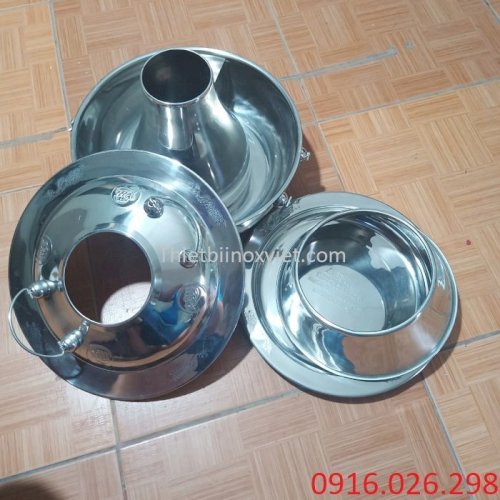 Nồi lẩu inox cù lao cho nhà hàng tại Hà Nội