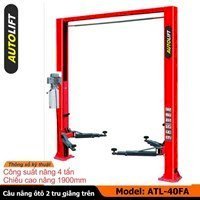 Câu nâng 2 trụ giằng trên AUTOLIFT ATL-40FA