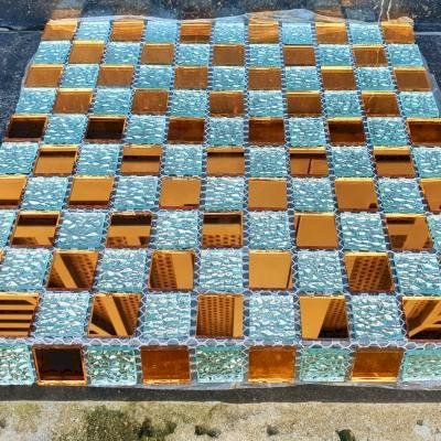 Gạch mosaic thủy tinh cao cấp - Gạch mosaic hồ bơi giảm giá 50% - 34