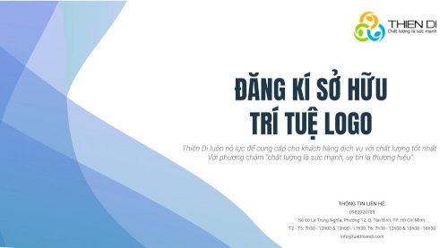 đăng kí sở hữu trí tuệ logo