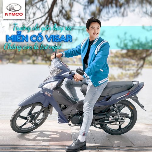 Mẫu xe không bằng lái Kymco VisarS 50cc 