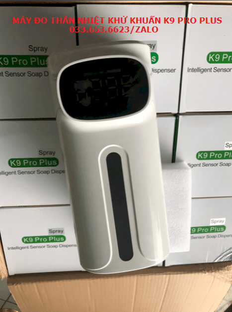 Máy đo thân nhiệt kết hợp rửa tay khử khuẩn K9 Pro Plus