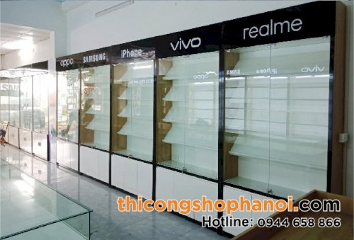 Thiết kế và thi công shop điện thoại tại Bắc Giang-05