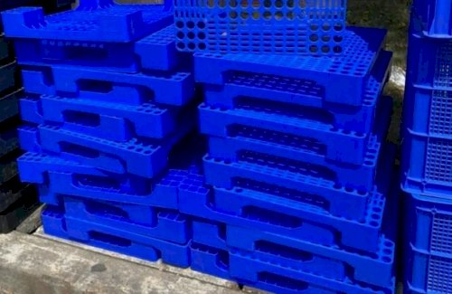 Pallet nhựa lót sàn một mặt