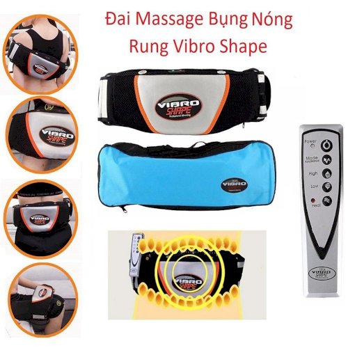Đai Massage Nóng Và Rung Vibro Shape Cao Cấp, hỗ trợ giảm mỡ Thừa, Massage  Toàn Thân, Giảm Mỏi Cơ, Cho Eo Thon Gọn Hơn | Tiki