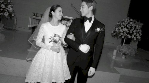 Chọn áo cưới Hàn Quốc bằng ren như mỹ nhân Kim Tae Hee