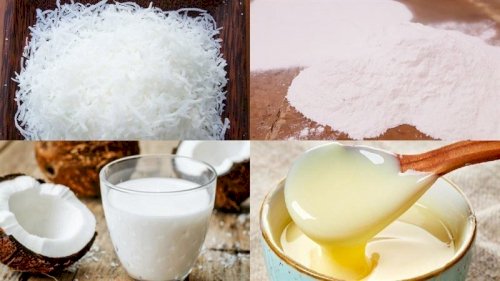 nguyên liệu làm bánh trung thu nhân sữa dừa