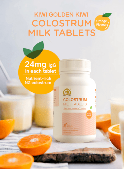 Sữa non KGK Colostrum Tablets 24 IgG tăng sức đề kháng, bổ sung dinh dưỡng cần thiết cho cơ thể