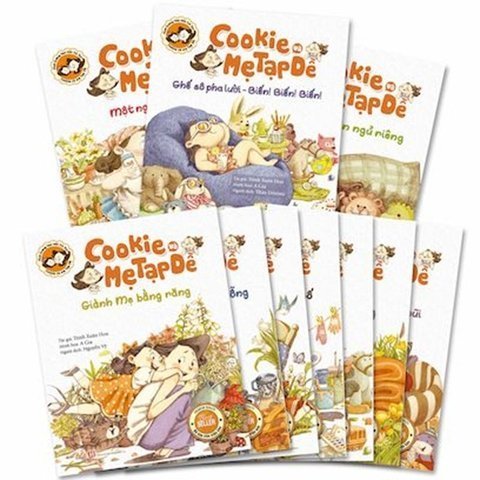 Bộ truyện tranh Cookie và mẹ Tạp Dề - 10 tập