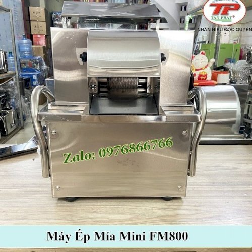 Máy ép mía mini dùng trong gia đình -FM800 mini - máy ép mía xuất khẩu điện 110V, xưởng sản xuất xe nước mía