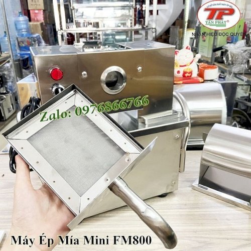 Máy ép mía mini dùng trong gia đình -FM800 mini - máy ép mía xuất khẩu điện 110V, xưởng sản xuất xe nước mía