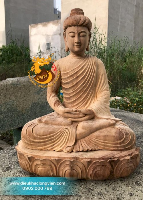 Tượng Phật di đà bằng Gỗ xá xị thơm