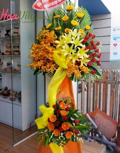 Hoa khai trương sang trọng tại shop hoa tươi Hoà Bình, Xuyên Mộc Bà Rịa