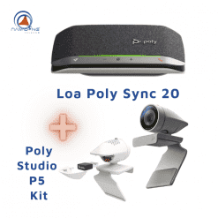 Gói giải pháp hội nghị Poly Studio P5 & Poly Sync 20
