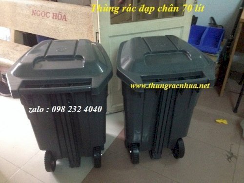 Thùng rác nhựa đạp chân 70 lít